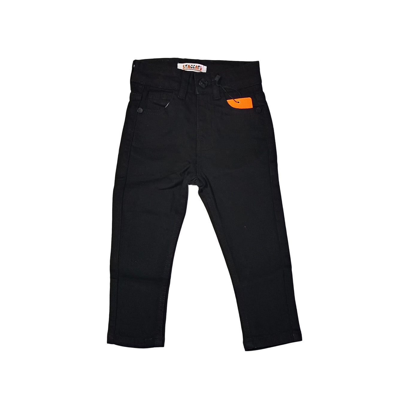 Boys Jet Black Denim Pant