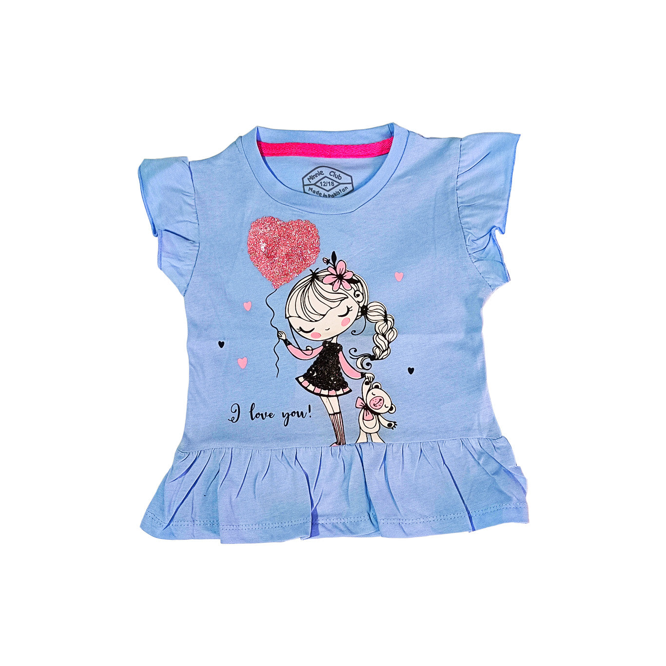 Girls Summer DOLL Fancy T Shirt