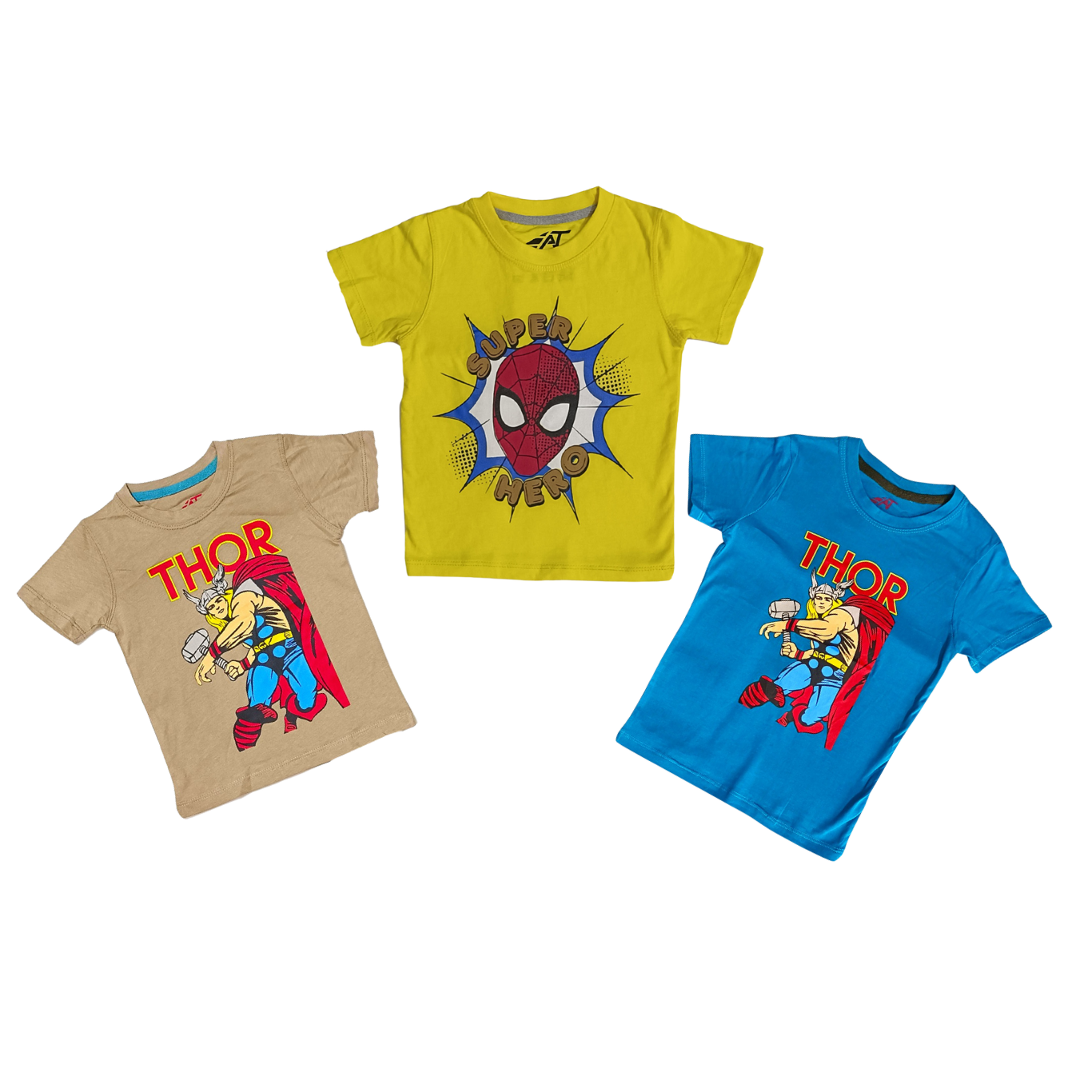 Summer Boy pack of 3 T-Shirts for 1-2 Year