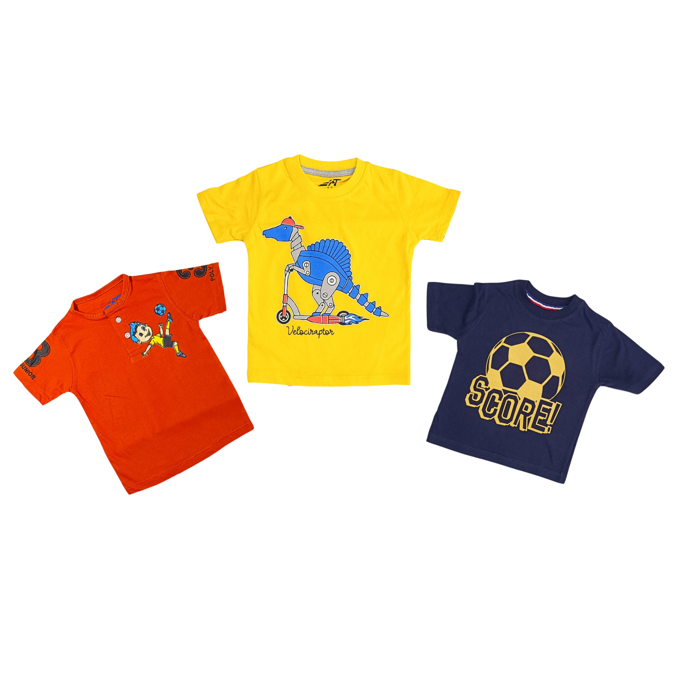 Summer Boy pack of 3 T-Shirts for 3-4 Year