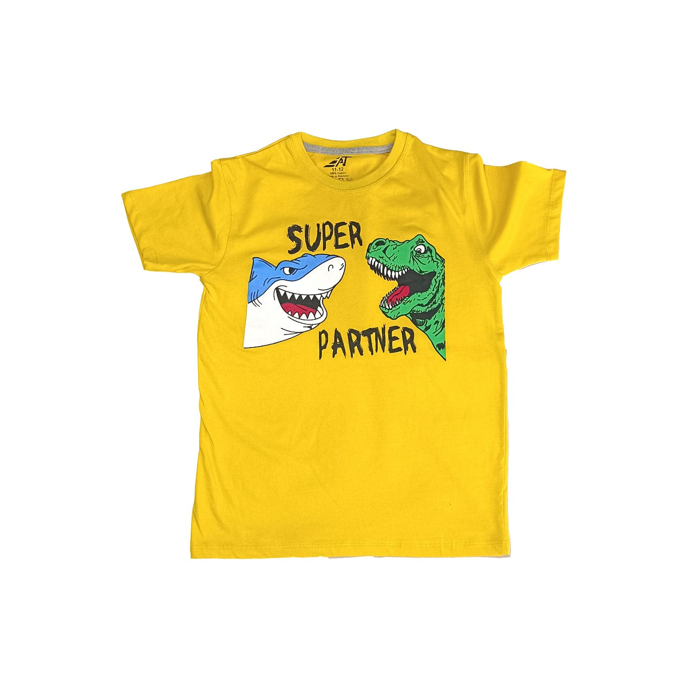 Boys Summer SUPER PARTNER Yallow Shirt