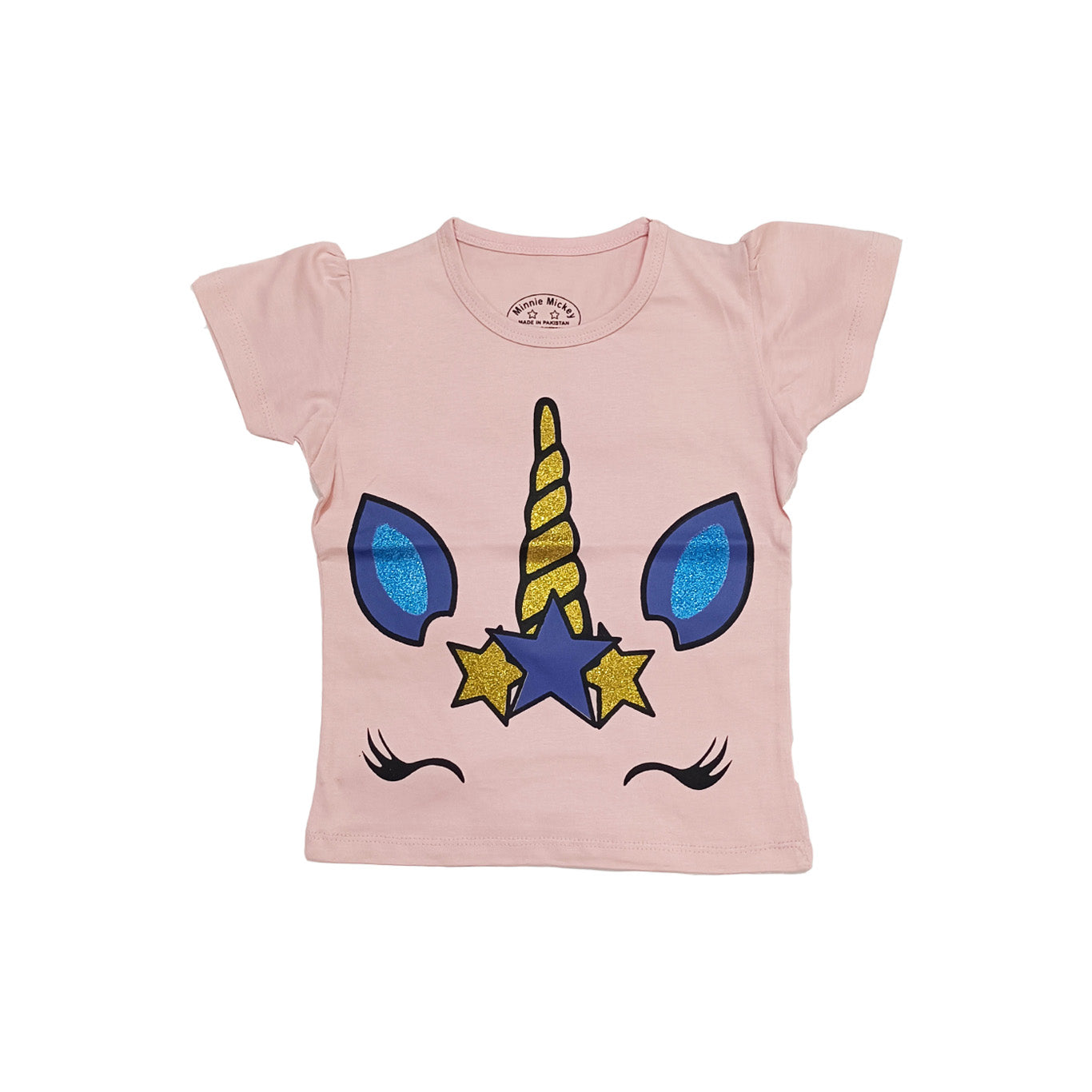 Girls Unicorn  Print T-Shirt