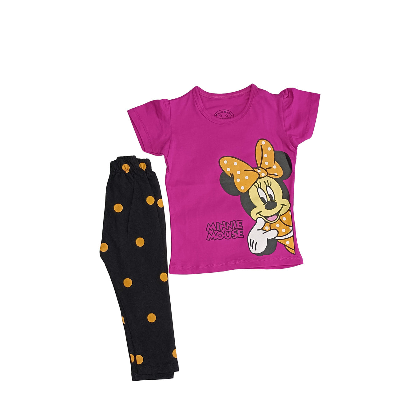 Girl Summer Minnie Polka Dots Tracksuit