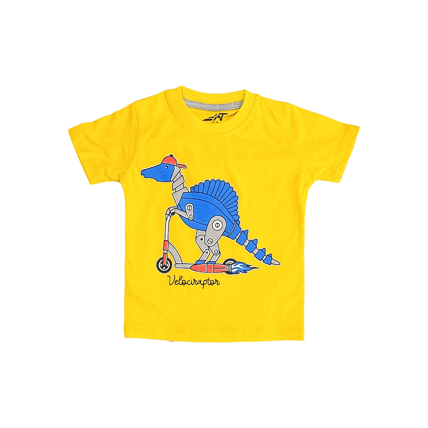 Boys Summer DINO Yellow shirt