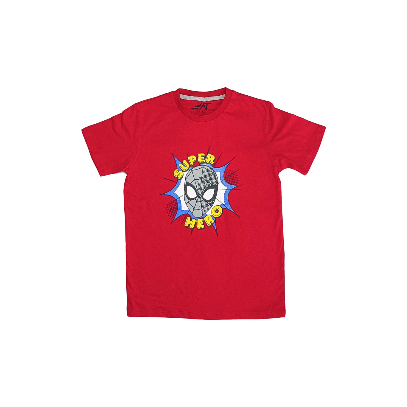 Boys Summer SUPER HERO Red T Shirt