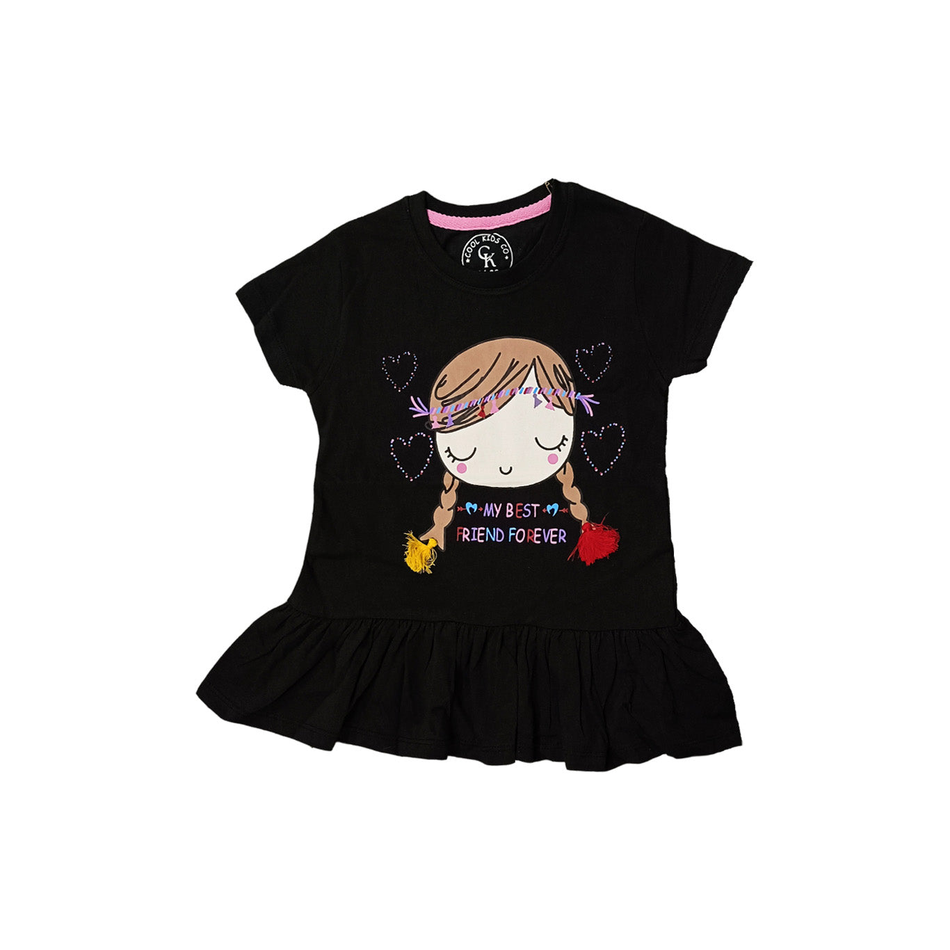 Girls Summer DOLL Fancy T Shirt