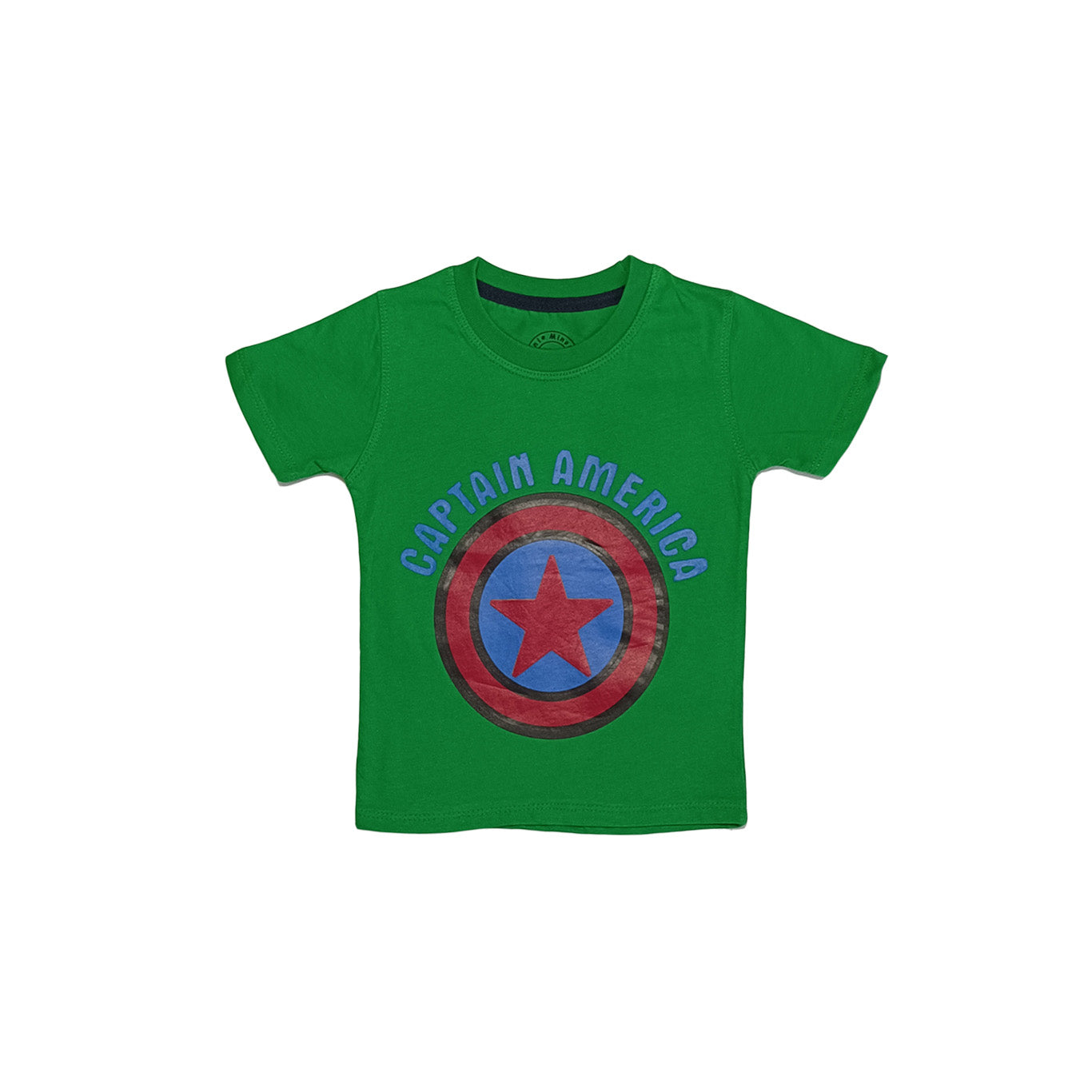 Boys Summer CAPTAIN AMERICA Green Shirt