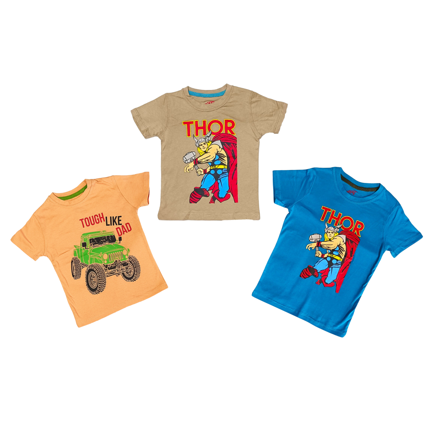 Summer Boy pack of 3 T-Shirts for 1-2 Year