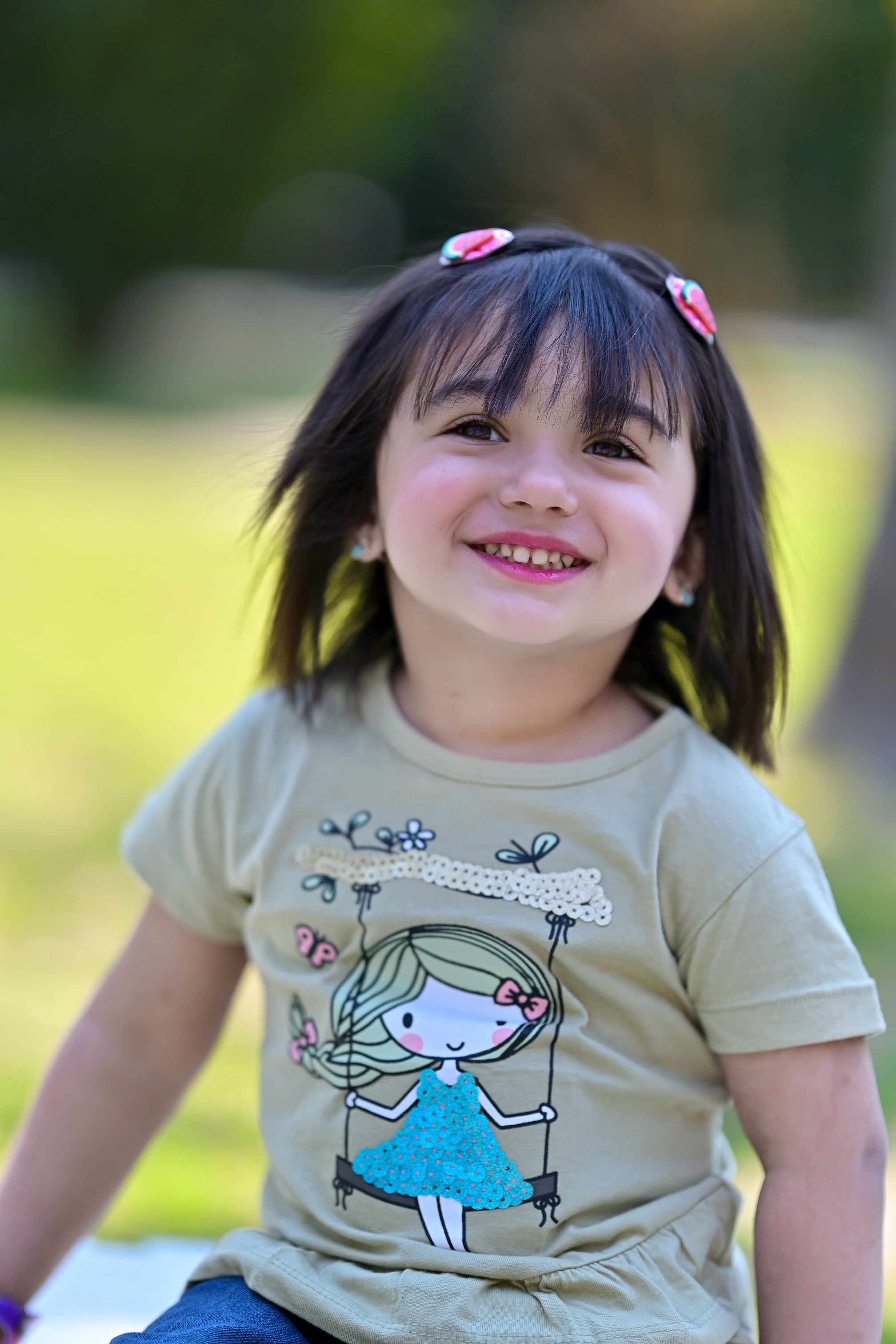 Girls Summer DOLL Fancy T Shirt