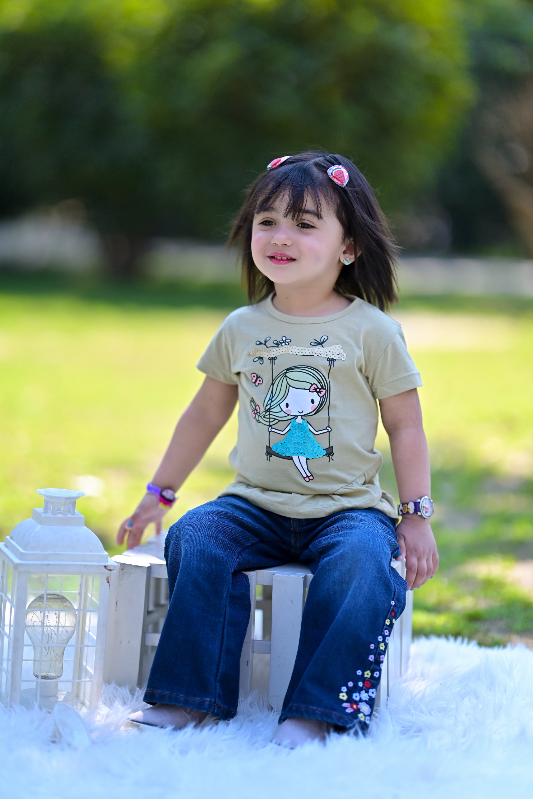 Girls Summer DOLL Fancy T Shirt