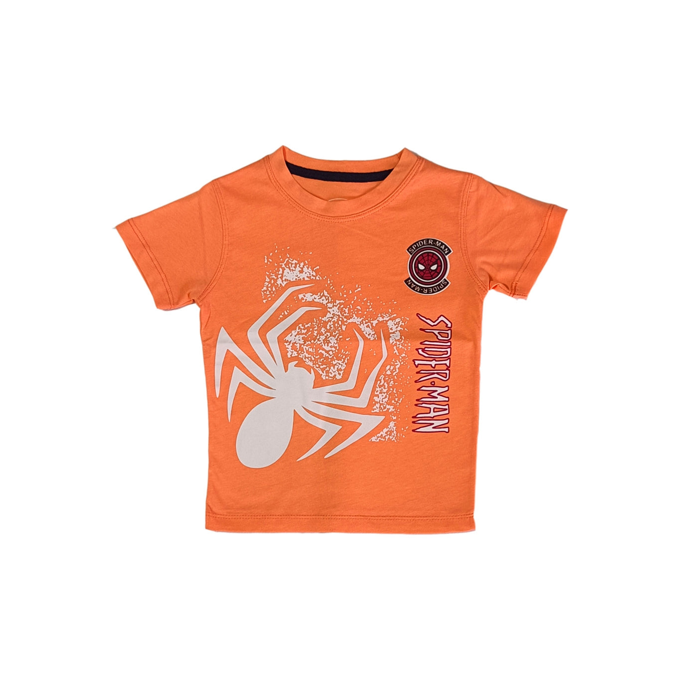 Summer Boys orange SPIDER MAN shirt