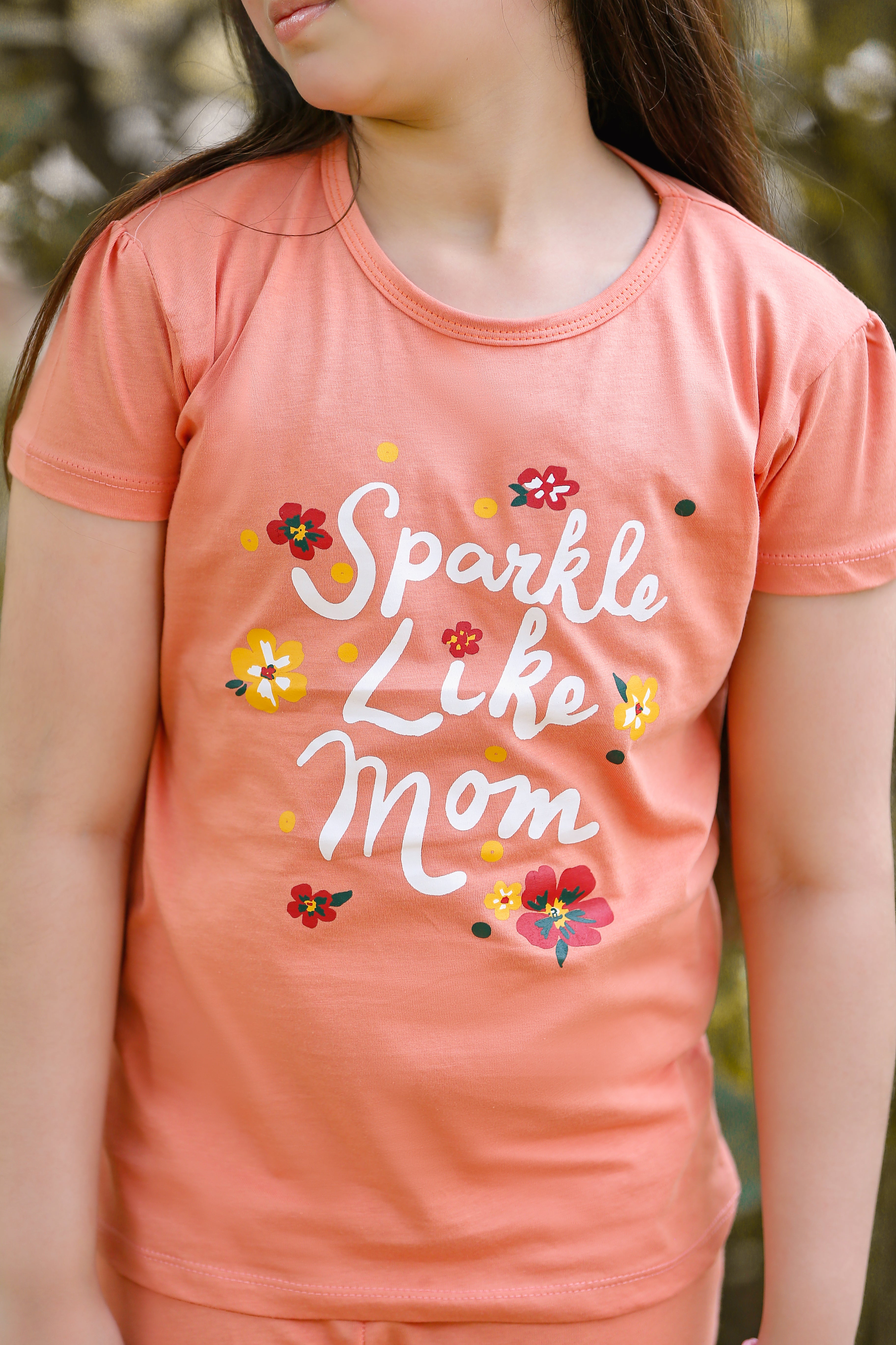 Girls Summer Track Suite SPARKLE LIKE MOM