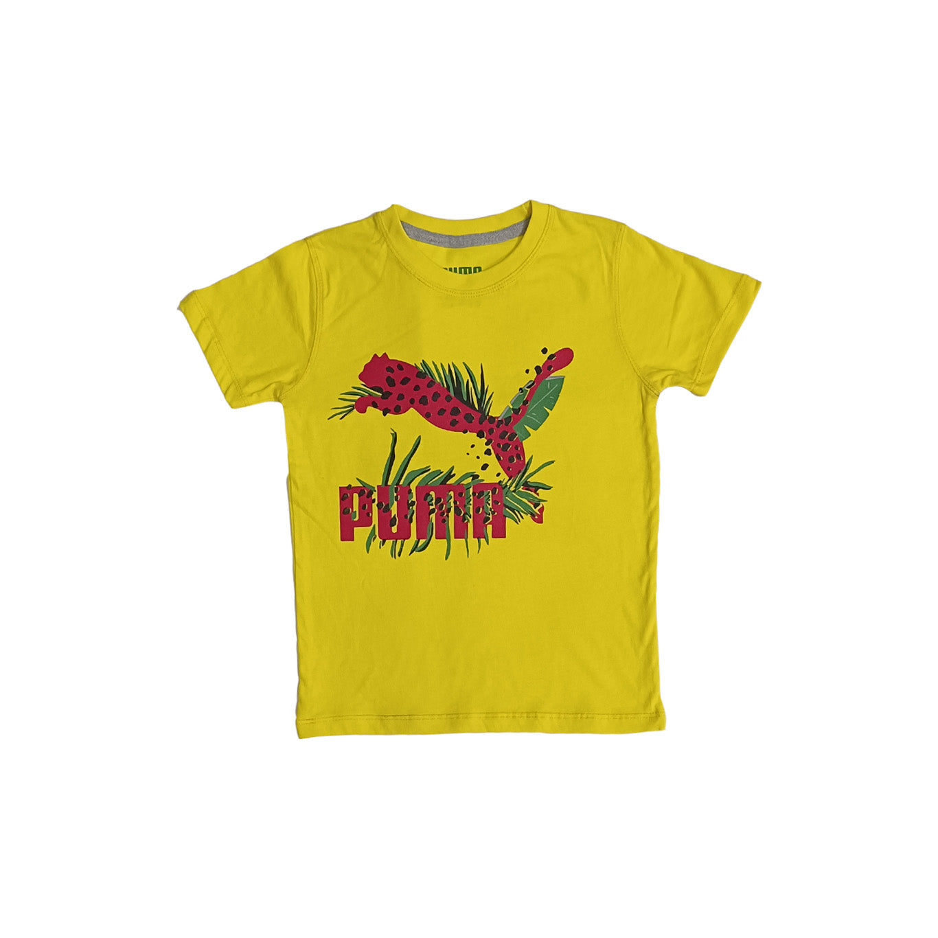 Summer Boys Puma Yellow shirt