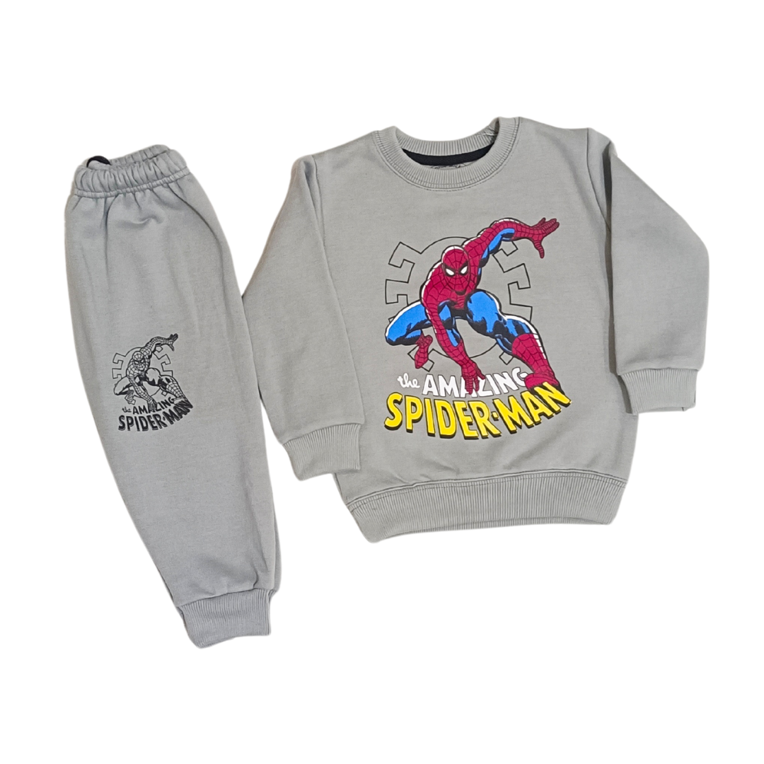 Boys Spider Man Print Tracksuite