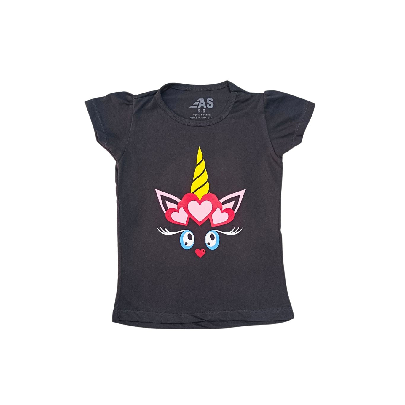 Girls Summer unicorn T-shirt