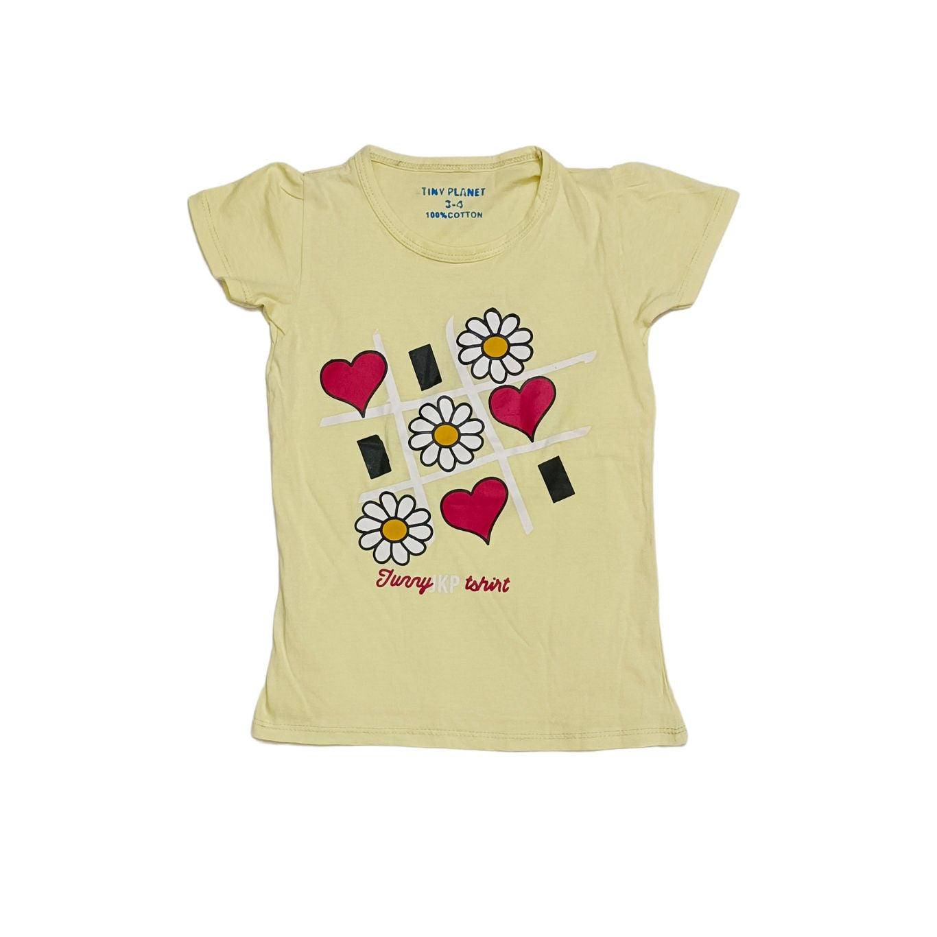 Summer Girl Flower Yellow shirt